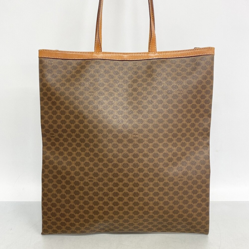 Celine Macadam Tote Bag, Brown, Women's - Picture 11 of 11